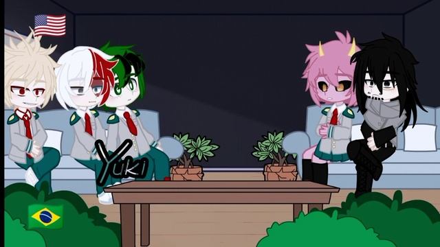 Mha react to M! Y/n as Denji & F! Y/n as Power 2/? part | ??/?? | Gacha Nox смотреть онлайн