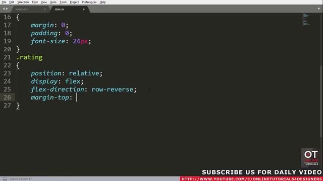 Pure CSS Rating Scale | Html CSS Rating Bar Tutorial смотреть онлайн