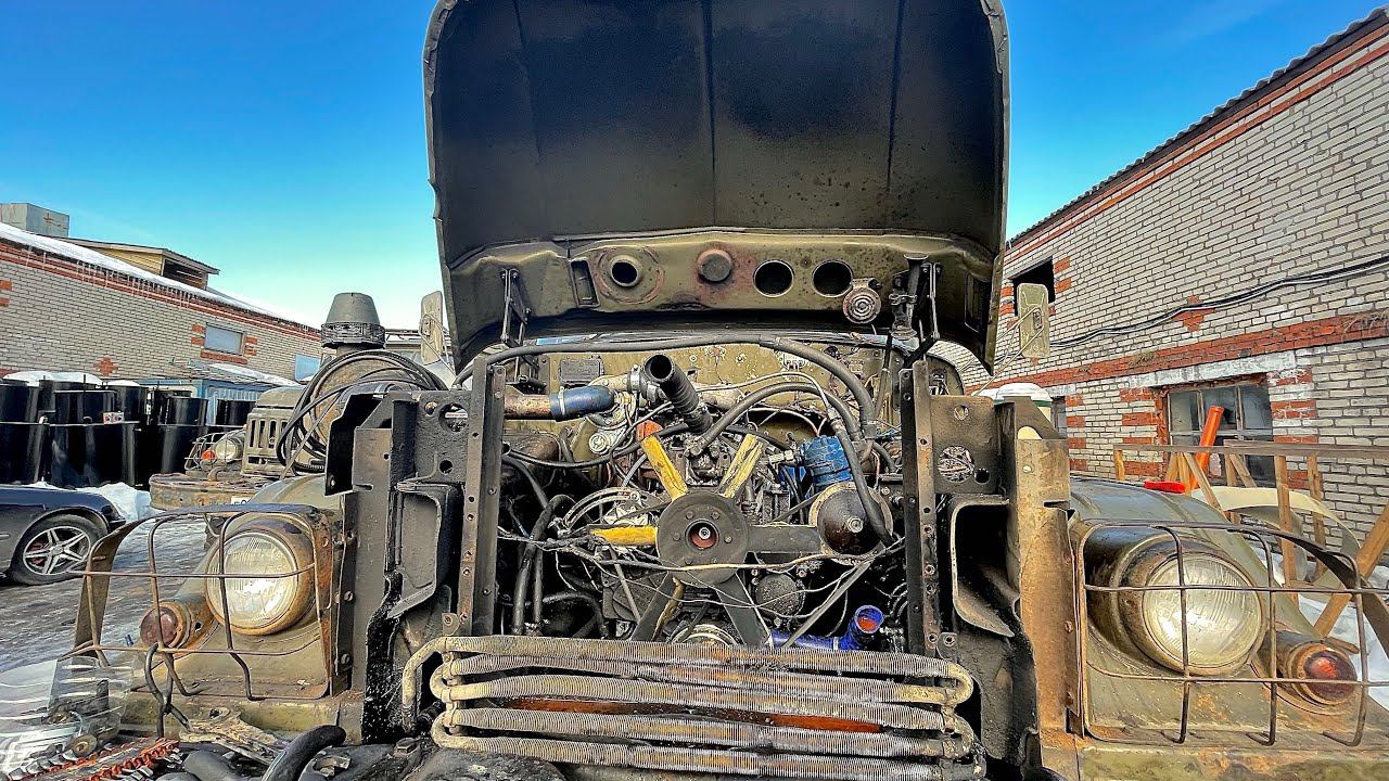 УСТАНОВКА ДИЗЕЛЯ Д245 на ЗИЛ 131 / Советский КОНСТРУКТОР на новом ДИЗЕЛЕ ЗИЛ-131 смотреть онлайн