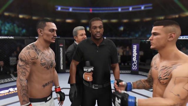 Max Holloway vs. Dustin Poirier (EA Sports UFC 3) - CPU vs. CPU смотреть онлайн