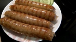 Жарю на ужин колбаски гриль на сковороде