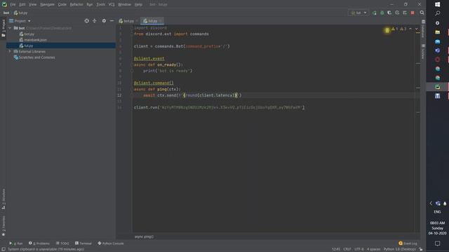 How to make a discord bot| discord.py | part 2 смотреть онлайн