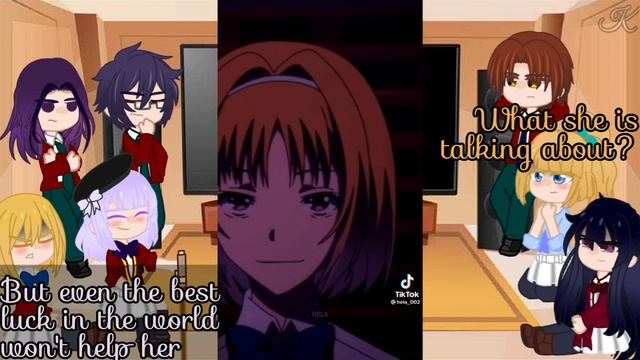 Classroom of elite react to Ayanokoji pt3 смотреть онлайн