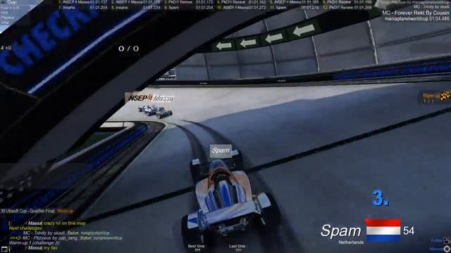 Maniaplanet World Cup Q#1 - Grand Final - Spam vs. Massa vs. Renew vs. Insane смотреть онлайн