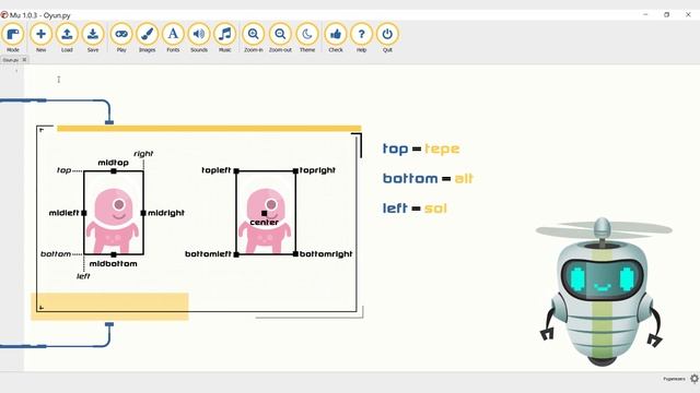 3. PyGame Zero | Oyun Karakteri ile Animasyon Yapma смотреть онлайн