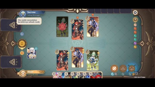 Duel with Sucrose in the Genius Invocation TCG | Genshin Impact смотреть онлайн