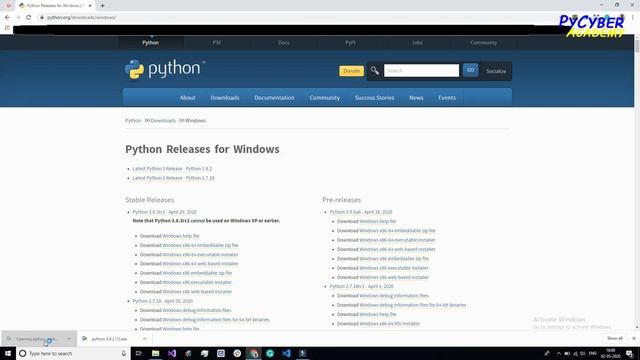 Install Python on Windows | Pycyber Academy смотреть онлайн