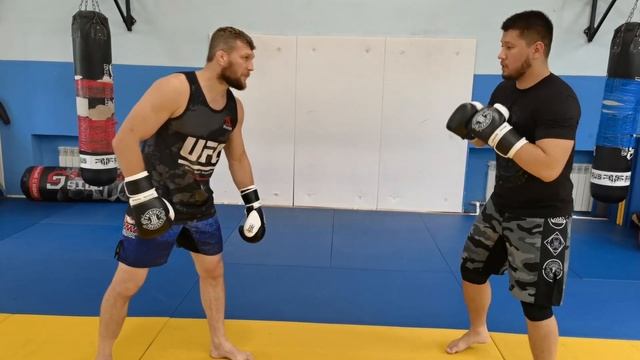 Сокрушительный бэкфист. Кайрат Нурмаганбетов делится двумя рабочими комбинациями с бэкфистом. смотреть онлайн