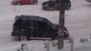 Toyota Land Cruiser Prado 120 в реальных условиях зимы 4x4