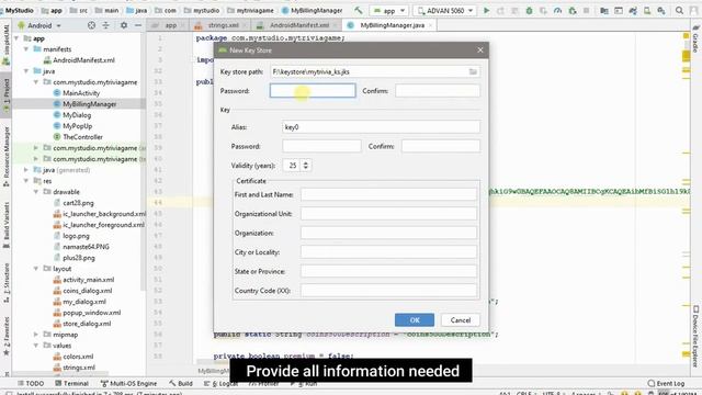 (Demo) Removing Ads and Adding Buy Coins Features on "Trivialova" | In-app purchase | Android Studi смотреть онлайн