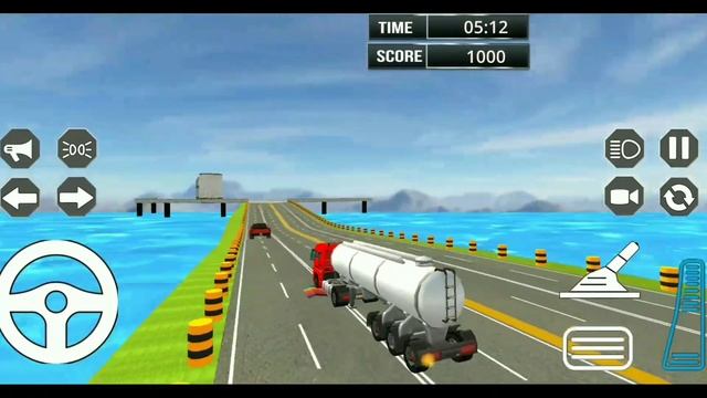 Oil Tanker Truck Driving Games - Go to the Petrol station and refill the oil tanker смотреть онлайн