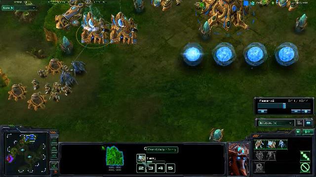 Starcraft 2 - Protoss Photon Cannon defense/Void Ray rush смотреть онлайн