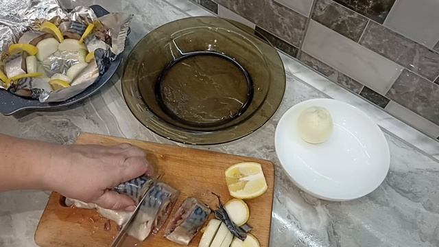 Ужин для ПОХУДЕНИЯ ? Божественная СКУМБРИЯ запечённая  фольге в духовке.Простой рецепт приготовлени