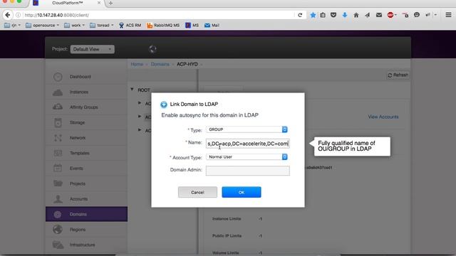 Apache CloudStack LDAP: Trust AD and Auto Import смотреть онлайн
