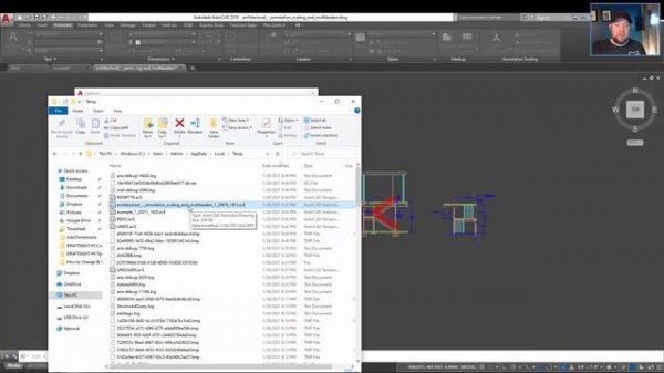 AutoCAD How To Find & Open Autosave Backup Files! (.ac$ .bak) - 2 Minute Tuesday