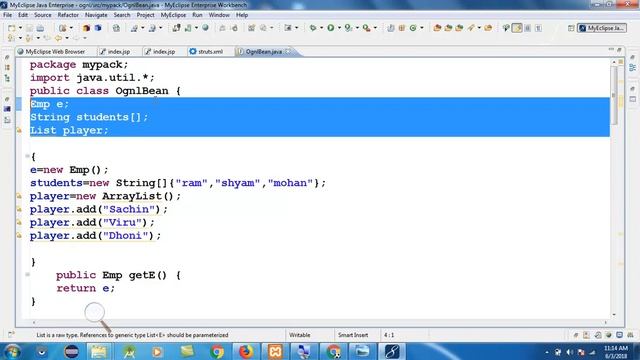 Struts tutorials in Hindi | OGNL(Object Graph Navigation Language) | Value Stack | In Hindi -12 смотреть онлайн