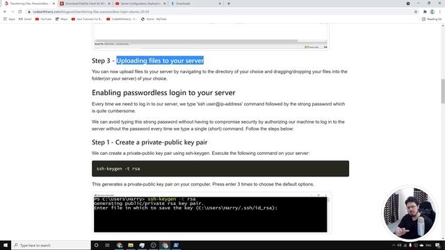 Uploading Files & PasswordLess Login on Ubuntu VPS смотреть онлайн