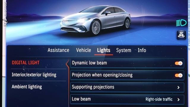 Mercedes EQS 450+ History of Light, Matrix Light, and Digital Light смотреть онлайн
