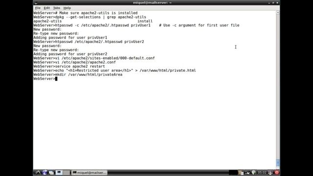 Configure authentication with Apache смотреть онлайн