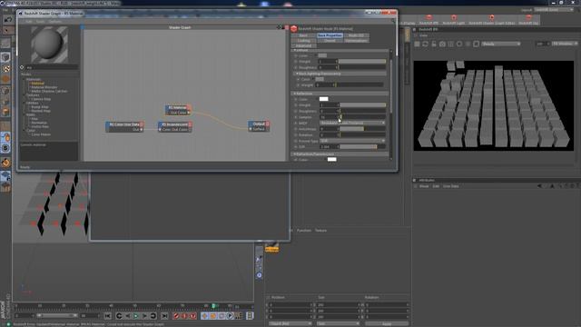 65. Видеоурок по Cinema 4D: Смешивание материалов в Redshift через Mograph Weight смотреть онлайн