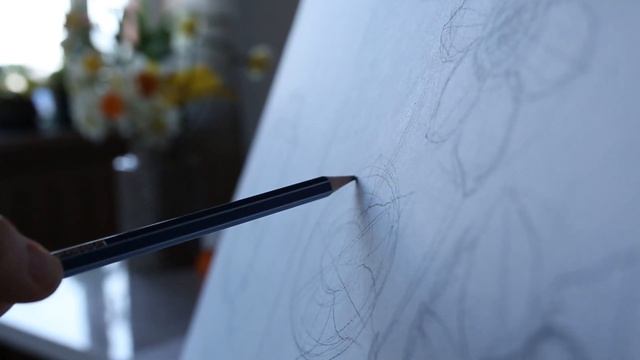 Урок по рисованию нарциссов. смотреть онлайн