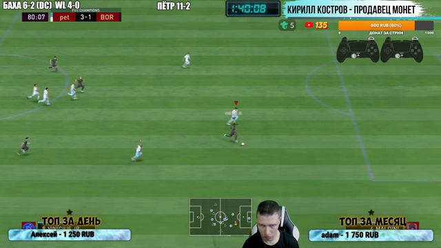 СЫГРАЛ ПРОТИВ SXYTER И BORASA В WL + НАГРАДЫ ЗА WL | FIFA 22 PS 5 смотреть онлайн
