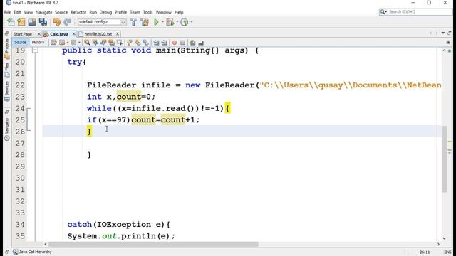 شرح مثال عن Text File in java смотреть онлайн