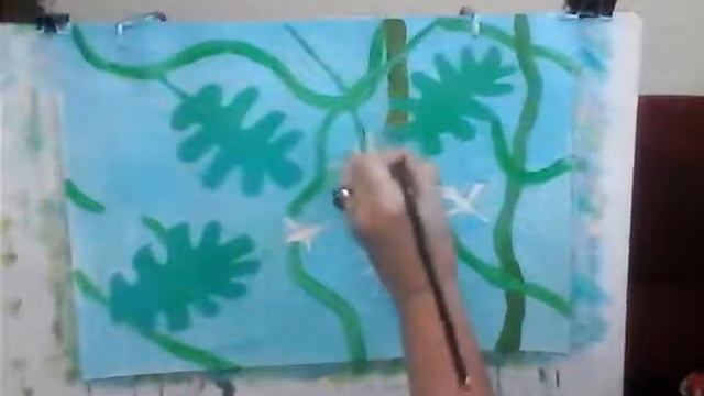 рисование для детей Рисуем джунгли смотреть онлайн