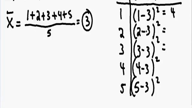 Standard deviation - Statistics смотреть онлайн