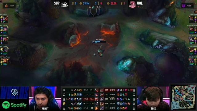 UOL vs SUP - Game 2 | Round 2 Play-Ins S10 LoL Worlds 2020 | Unicorns of Love vs SuperMassive G2 смотреть онлайн
