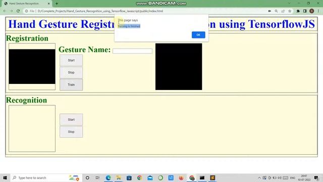 Hand Gesture Registration & Recognition using TensorFlow JavaScript ? смотреть онлайн