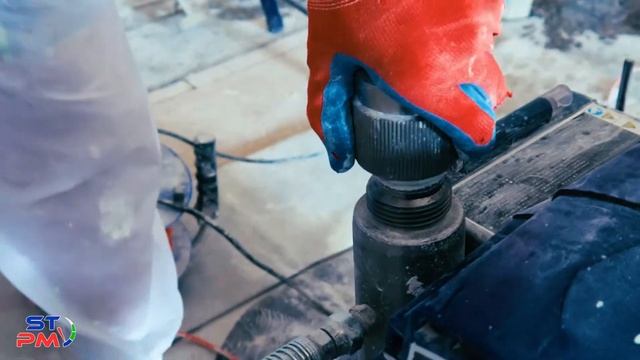 Безвоздушное распыление гипсовой шпаклевки смотреть онлайн