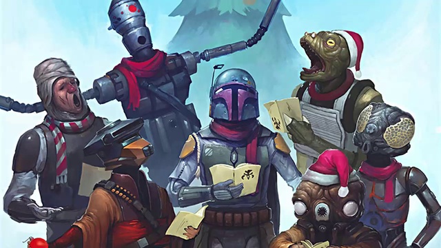 Boba Fett Christmas Card