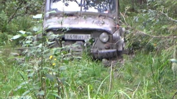 На УАЗе по следам харвестера!!! бездорожье 2020