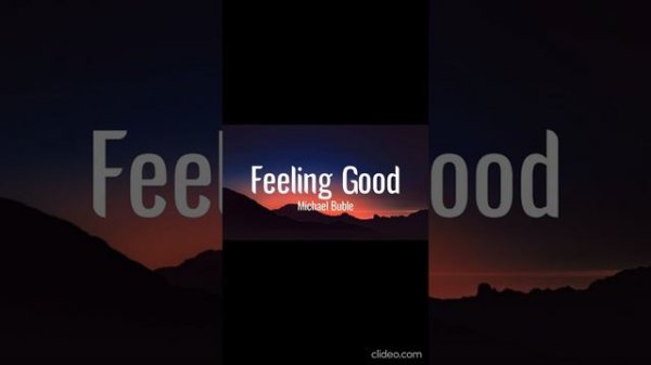 Feeling Good   Michael Buble