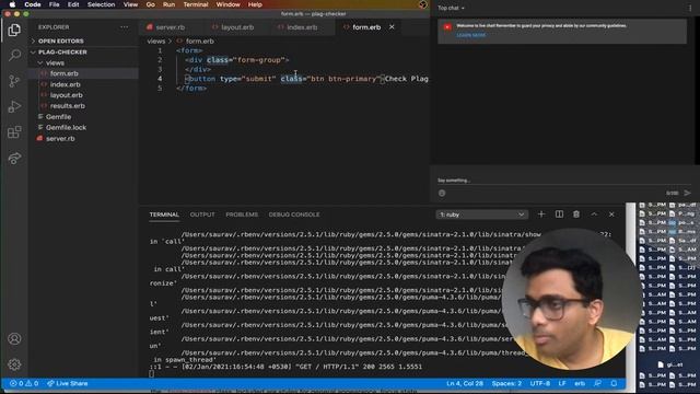Lets Code Live: Plagiarism Detection App #ruby #sinatra #plagiarism смотреть онлайн