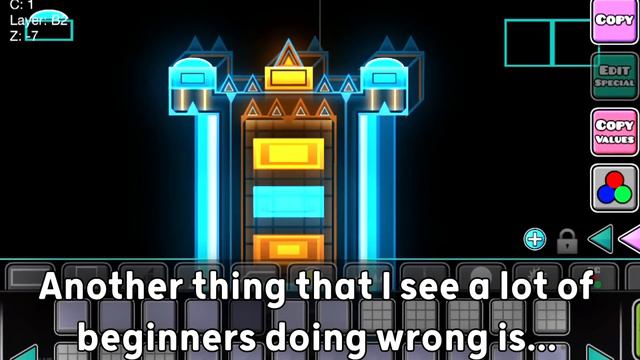 BEGINNER VS PRO | BLOCK DESIGN TUTORIAL ( GD GEOMETRY DASH 2.113 ) смотреть онлайн