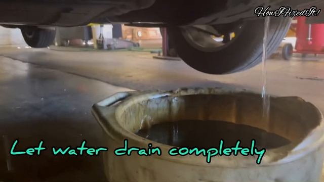 2015 Nissan Murano Coolant Exchange/Nissan Coolant Drain And Fill Procedure/Drain Plug Location