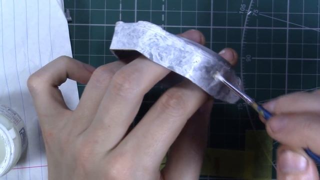 ч.30 Т-44М (MiniArt) - Башня: фактура брони, скобы, поручни и рымы