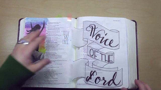 Bible Journaling: Voice of the Lord (Psalm 29) смотреть онлайн