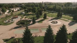 город Свердловск ЛНР с высоты птичьего полета