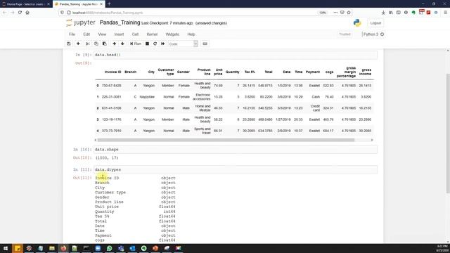 Pandas basic APIs смотреть онлайн