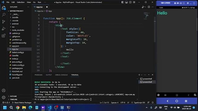 Mobile App development with React Native | Sinhala - සිංහලෙන් | #6 Basic UI components with Style смотреть онлайн