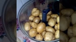 Kenwood обзор. Насадка картофеличистка #1. Kenwood review.Clean the potato.