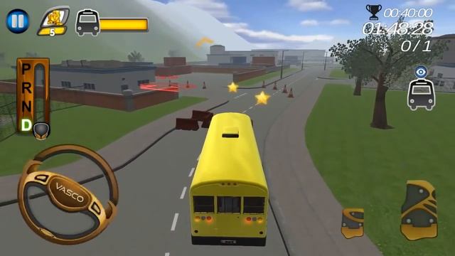 Schoolbus Parking 3D Simulator - Android Gameplay HD смотреть онлайн