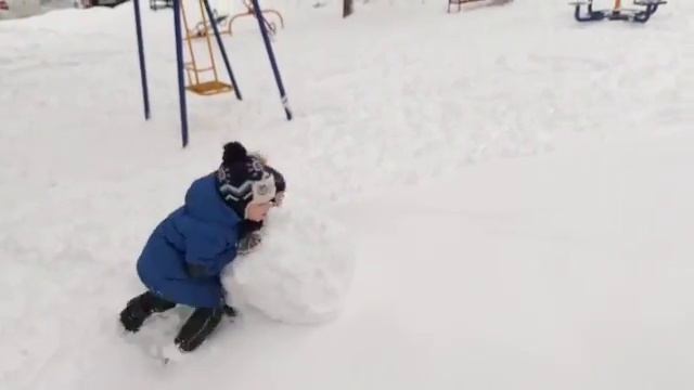 Лепим снеговика смотреть онлайн