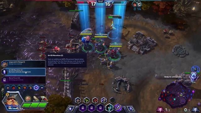 Heroes of the Storm: THREE LANES AT ONCE - The Lost Vikings! (Gameplay) смотреть онлайн
