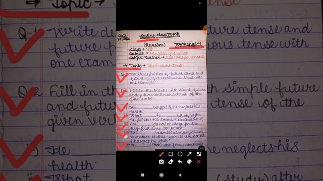 Class-8||Online Revision Class|| English Grammar||Topic-The Future Tense||Explanation of worksheet- смотреть онлайн