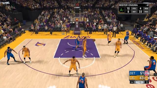 NBA 2K17 - My Career - Highlights vs Lakers - PC смотреть онлайн