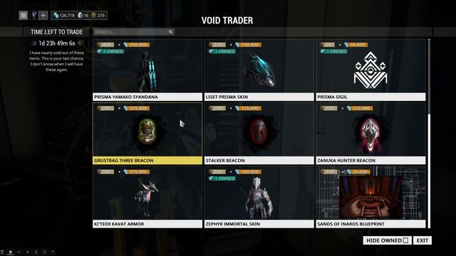 Warframe - Baro Ki'Teer (PC) - Primed Point Blank & Primed Pistol Gambit смотреть онлайн